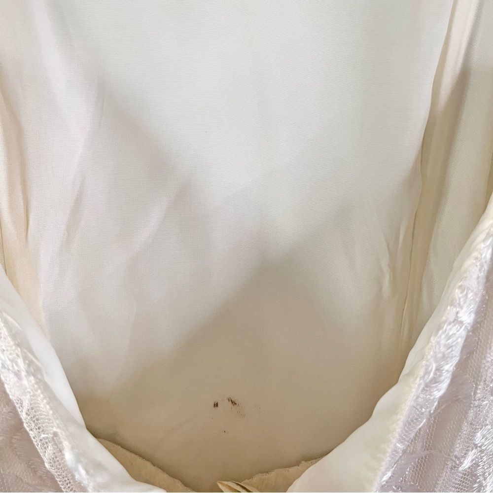 Roberta Of California Vintage 1980’s White Strapless Formal Dress - Picture 9 of 11